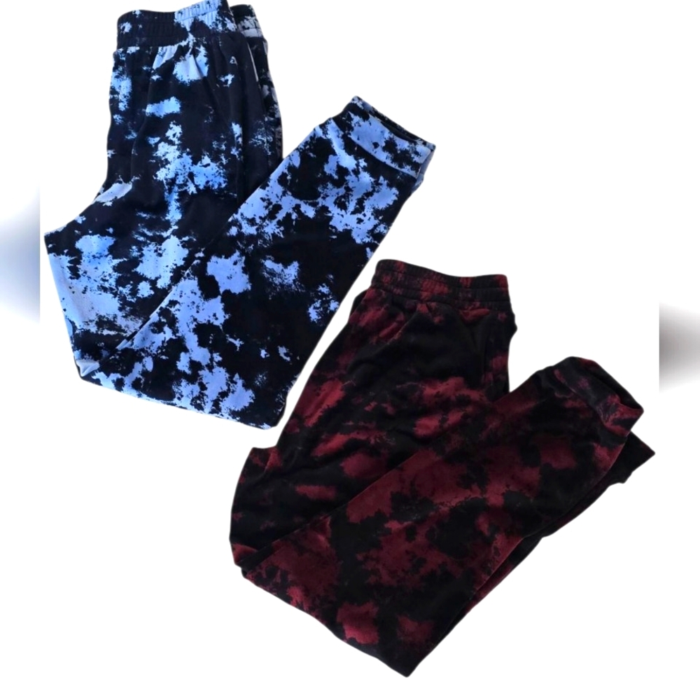 Art Class Kids Tie-Dye Jogger Pants - 2 Pair Size XL 14/16